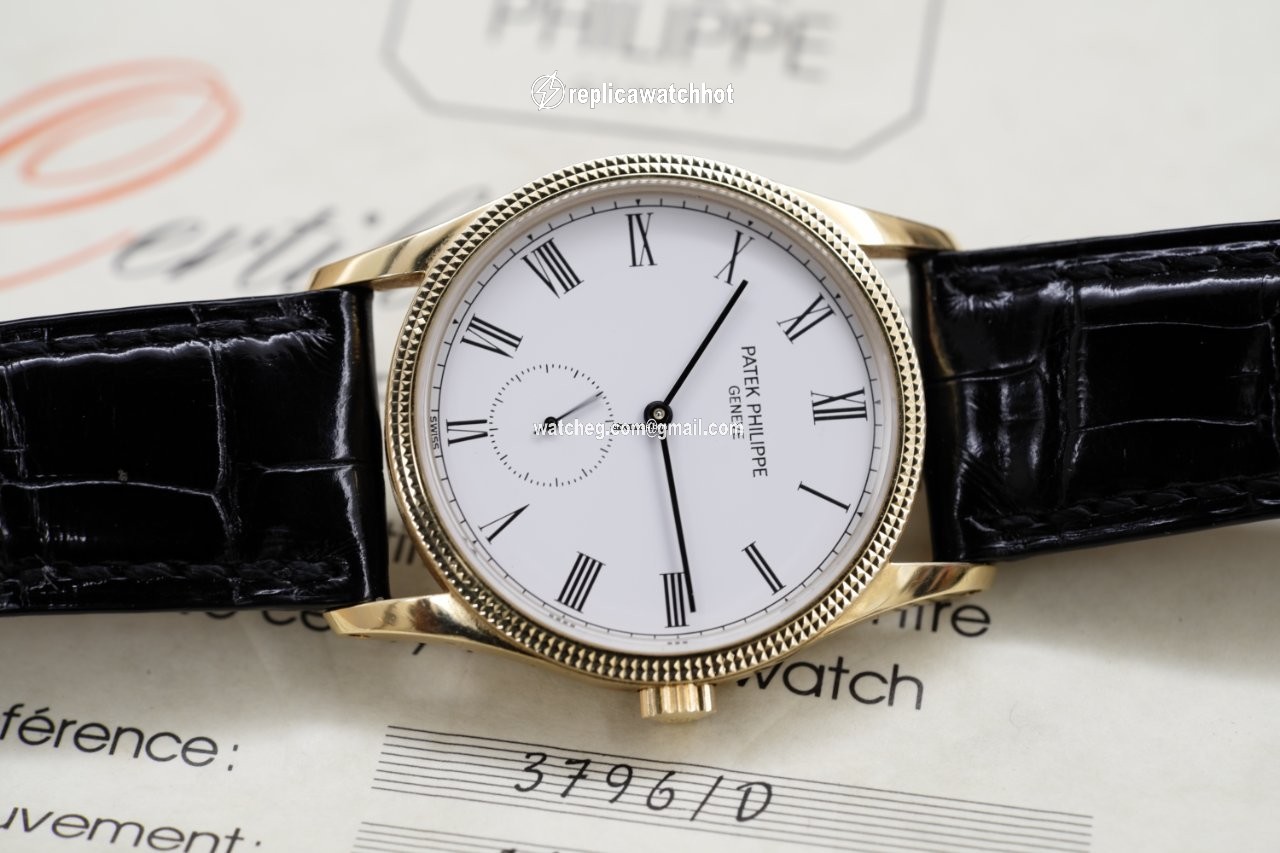 Patek Philippe Calatrava Mens watch Unisex Manual winding Yellow gold 3796D 2