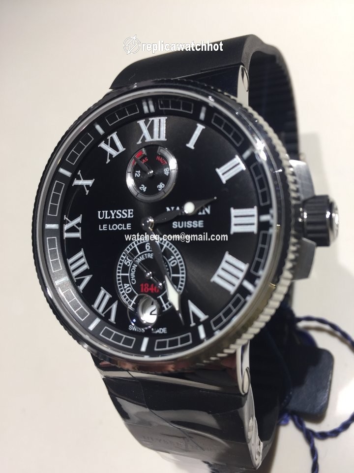 Ulysse Nardin Marine Chronometer Manufacture Mens watch Unisex Automatic Steel 1183-126-3 42 2