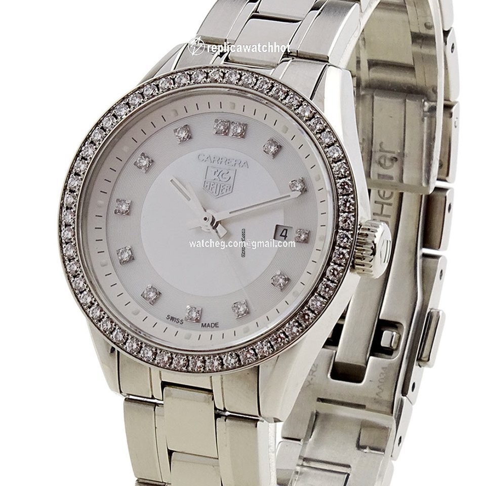 TAG Heuer Carrera Lady Womens watch Quartz Steel WV1413.BA0793 2