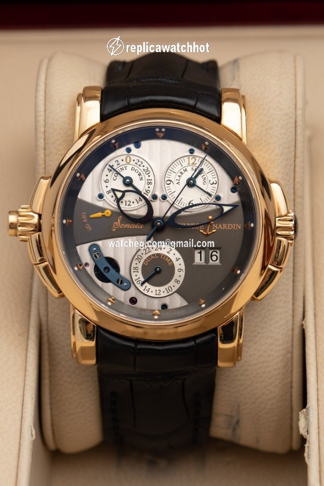 Ulysse Nardin Sonata Mens watch Unisex Automatic Rose gold 676-88 2
