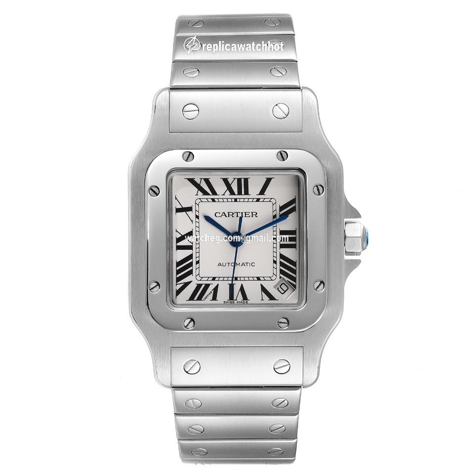 Cartier Santos Galbee Mens watch Unisex Automatic Steel W20098D6 2