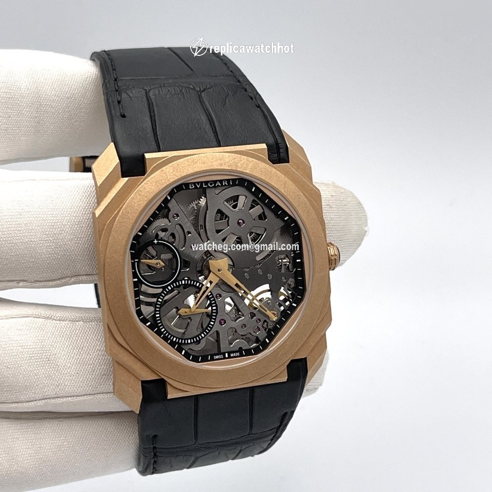 Bulgari Octo Mens watch Unisex Manual winding Rose gold 102946 2
