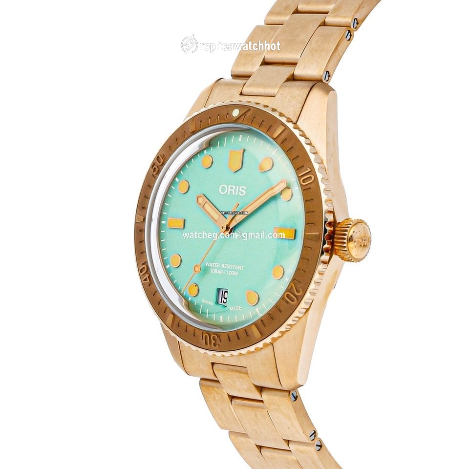 Oris Divers Sixty Five Mens watch Unisex Automatic Bronze 01 733 7771 3157-07 8 19 15 2