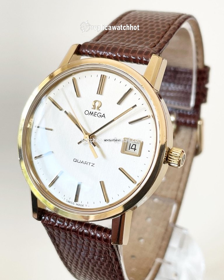 Omega Seamaster Mens watch Unisex Quartz Gold Steel 196.0160 2