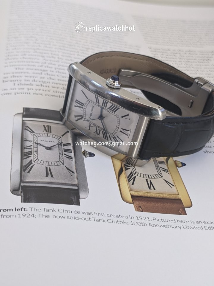Cartier Tank Americaine Mens watch Unisex Automatic Steel WSTA0018 2