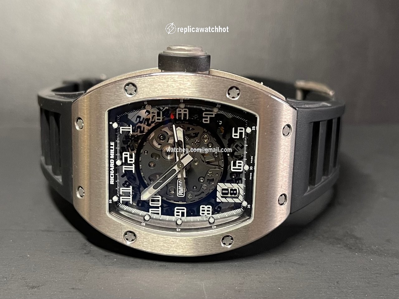 Richard Mille RM 010 Mens watch Unisex Automatic White gold RM010 AH WG 2