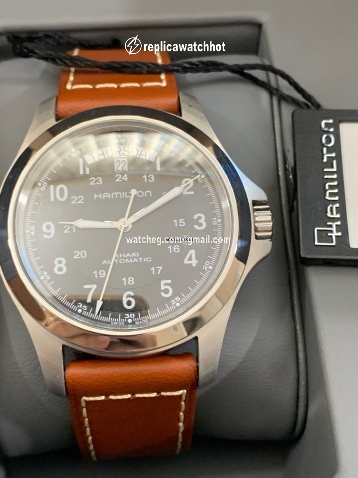 Hamilton Khaki Field King Mens watch Unisex Automatic Steel H64455533 2