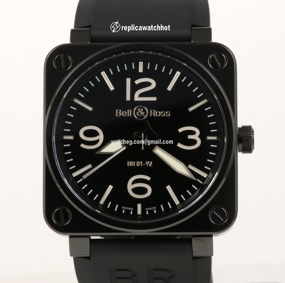 Bell & Ross BR 01-92 Mens watch Unisex Automatic Ceramic BR0192-BL-CER SRB 2