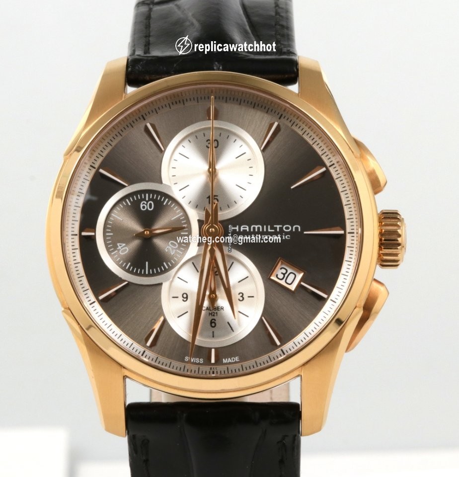 Hamilton Jazzmaster Auto Chrono Mens watch Unisex Automatic Steel H32546781 2
