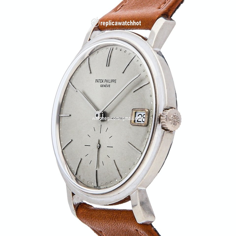 Patek Philippe Calatrava Mens watch Unisex Automatic White gold 3445G-020 2