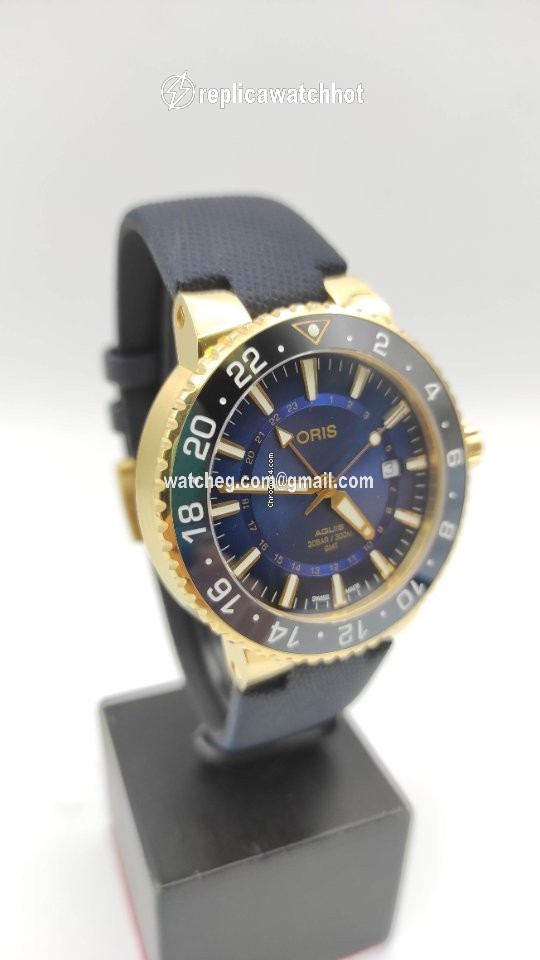 Oris Mens watch Unisex Automatic Yellow gold 01 798 7754 6185-Set 2