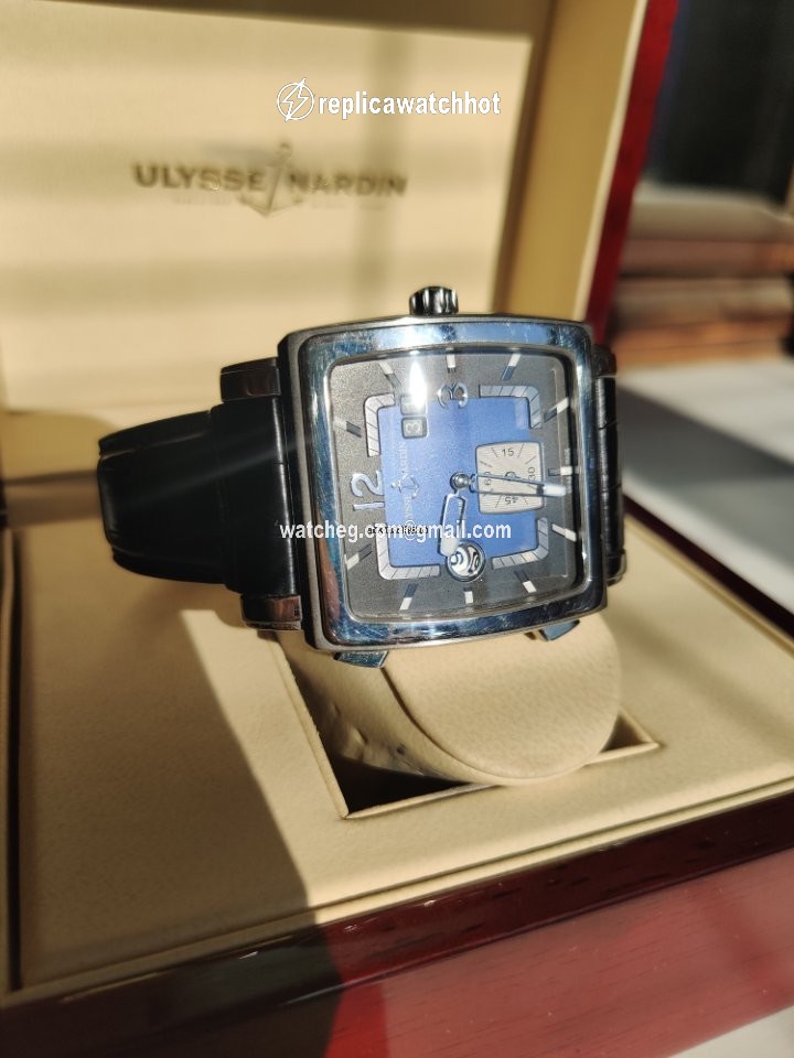 Ulysse Nardin Quadrato Dual Time Mens watch Unisex Automatic Steel 243-92 632 2