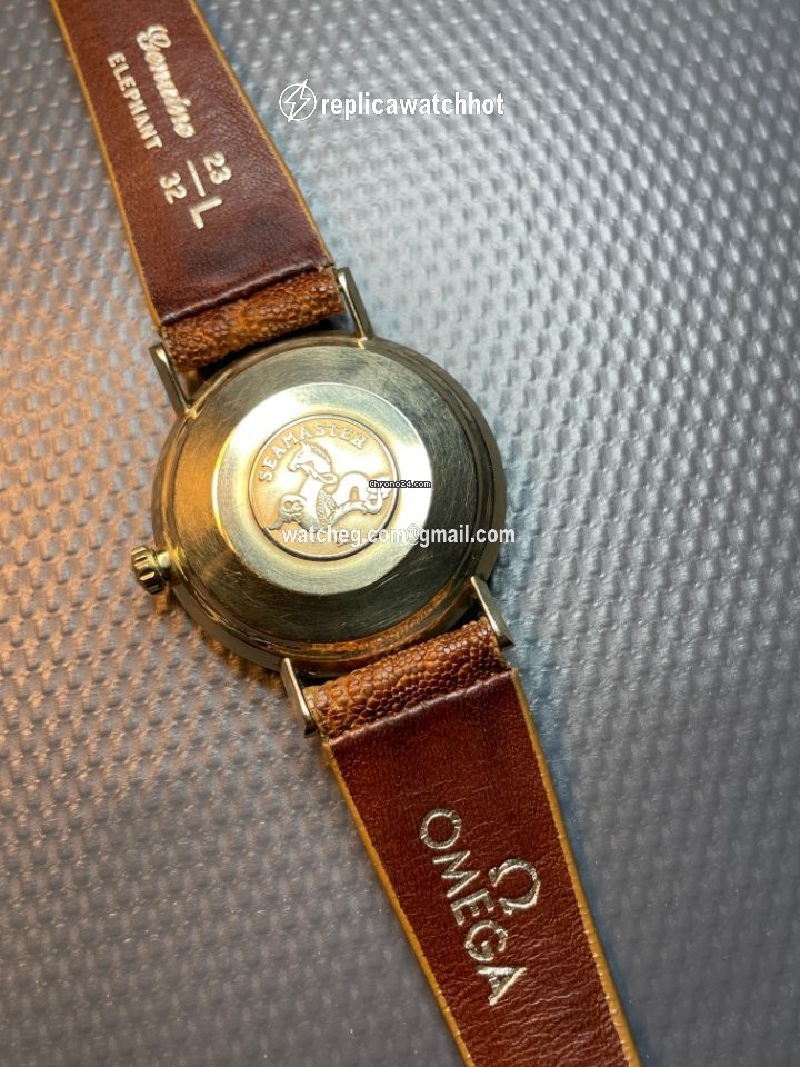 Omega Seamaster Mens watch Unisex Automatic Yellow gold Vintage 2