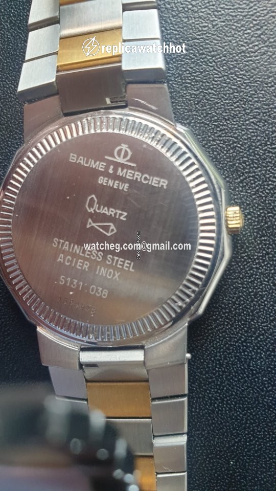 Baume & Mercier Riviera Mens watch Unisex Quartz Gold Steel 5131.038 2