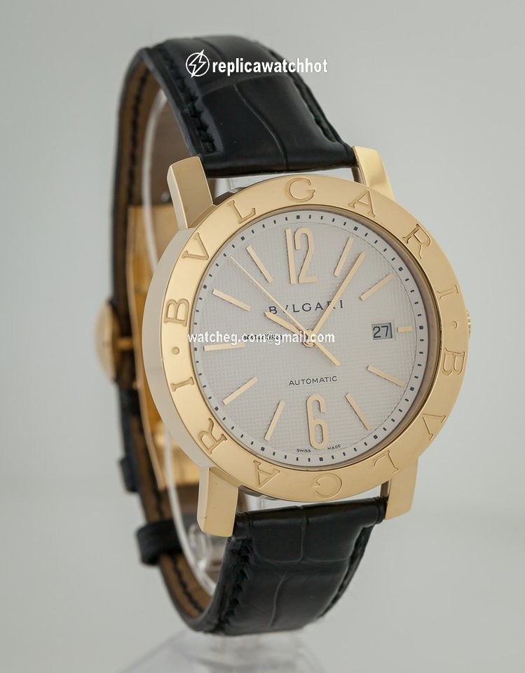 Bulgari Bulgari Mens watch Unisex Automatic Yellow gold BB42GL 2