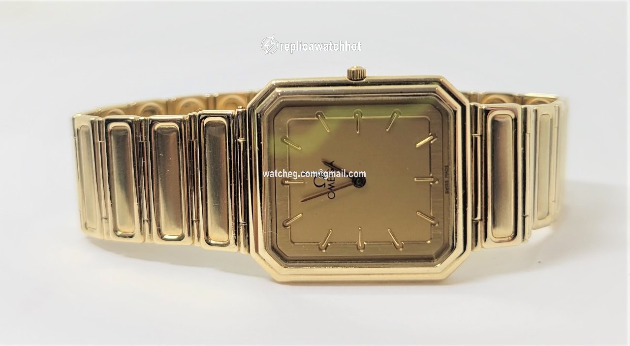Omega Mens watch Unisex Quartz Yellow gold 1378 2