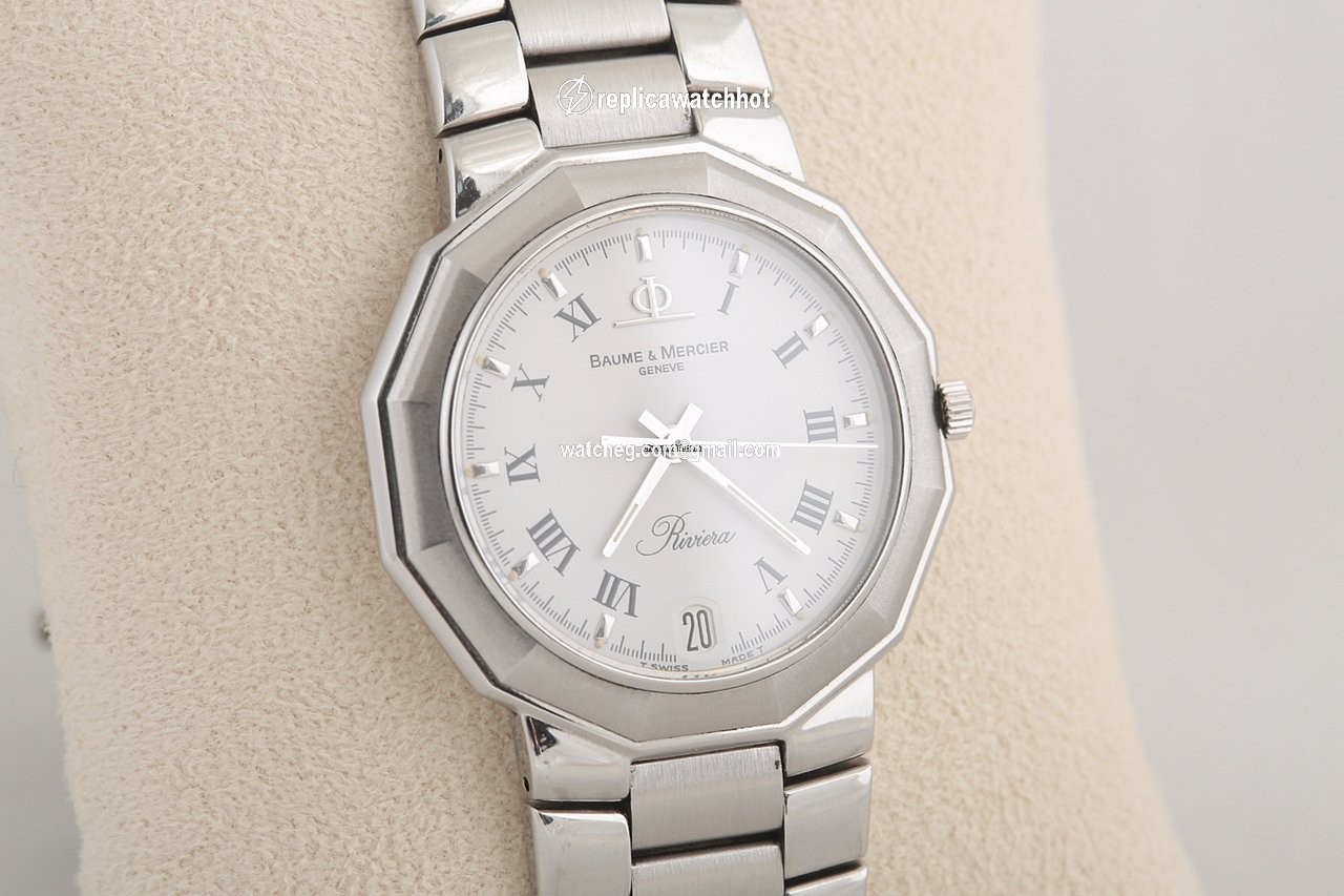 Baume & Mercier Riviera Mens watch Unisex Quartz Steel Baume & Mercier 5131 2
