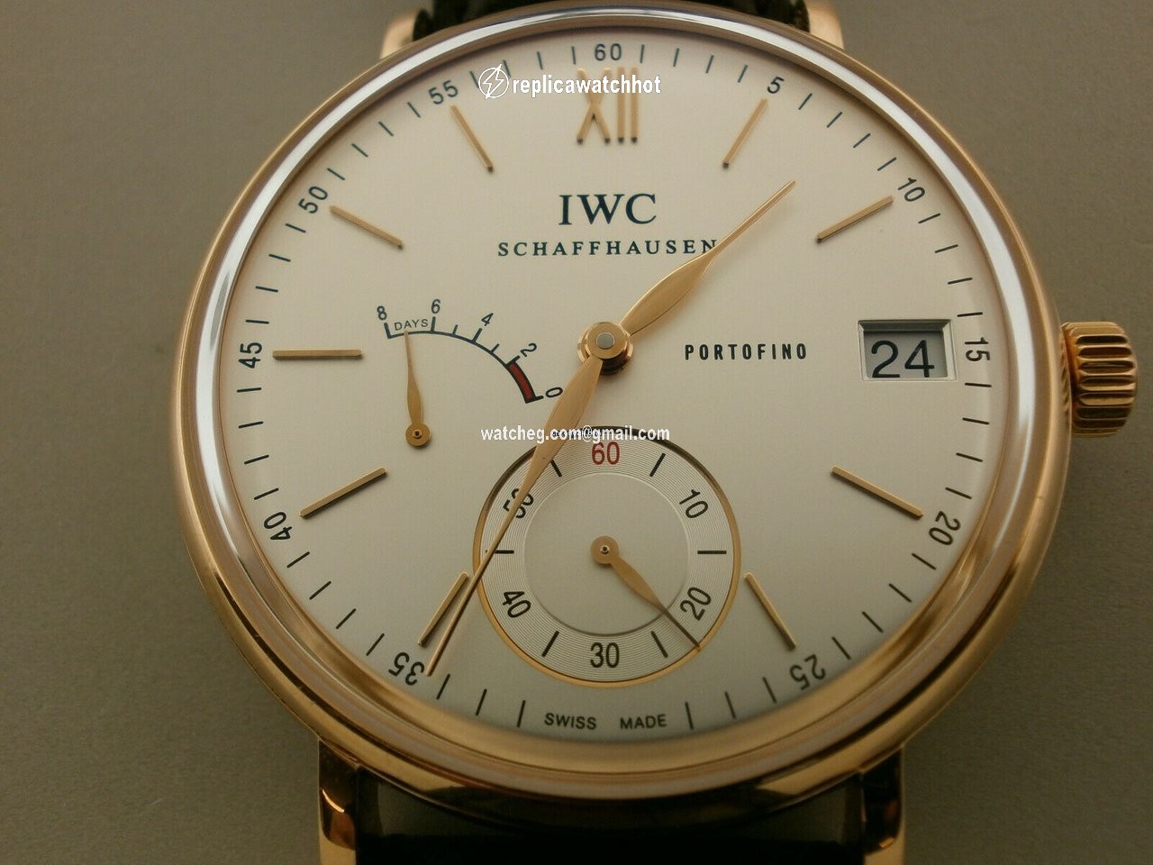 IWC Portofino Hand-Wound Automatic Rose gold 5101-07 2