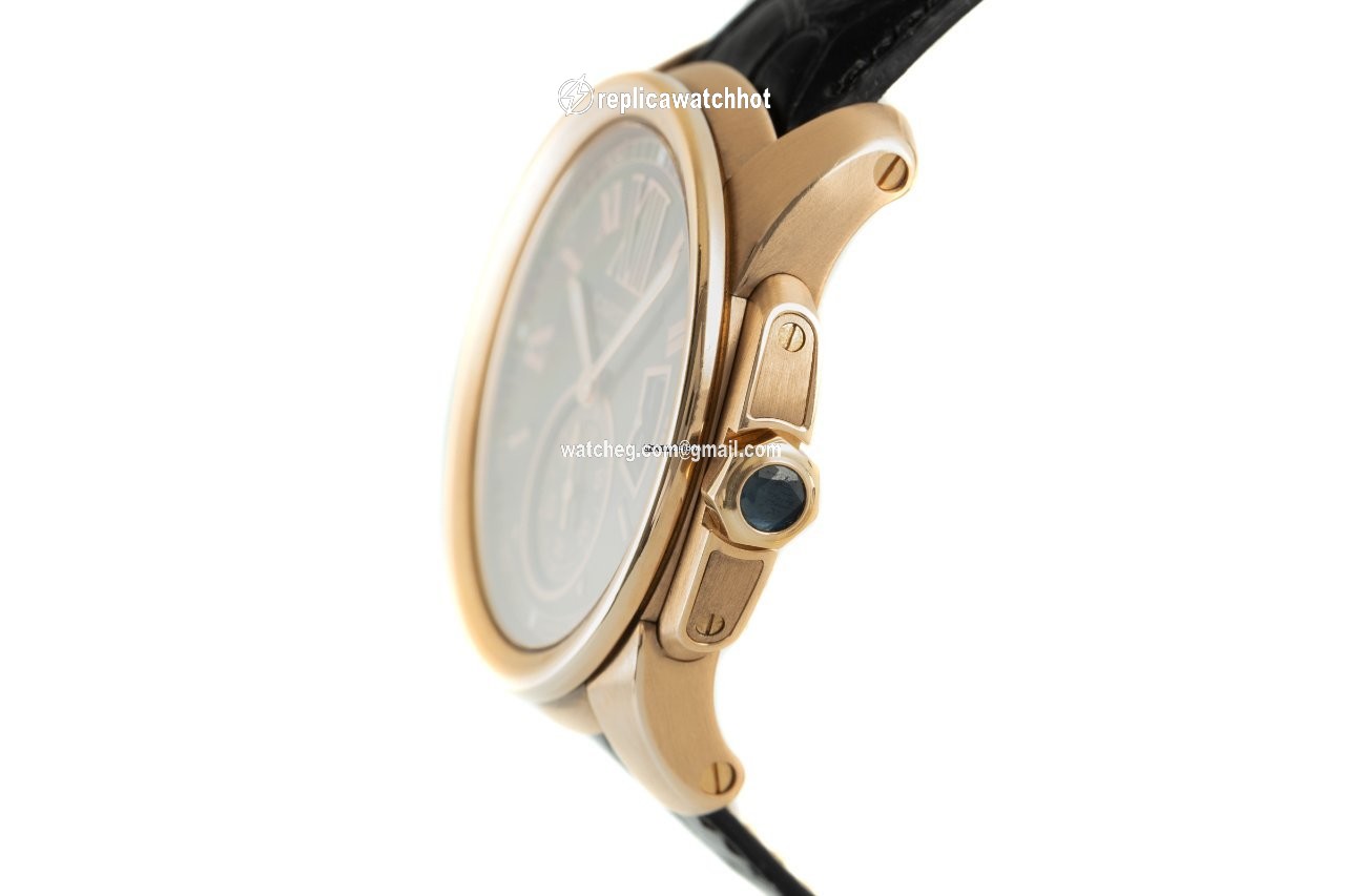 Cartier Calibre de Cartier Mens watch Unisex Automatic Red gold 3300 2
