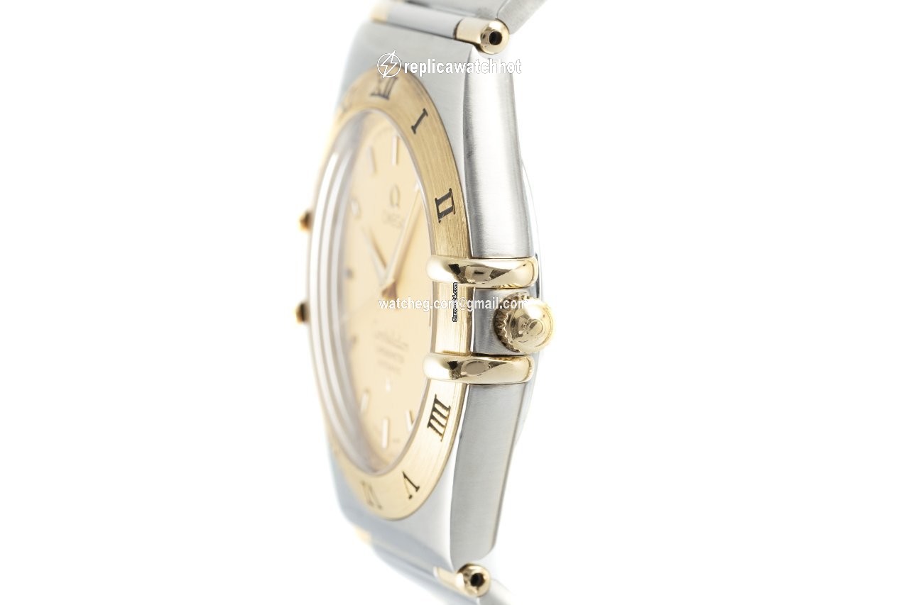 Omega Constellation Mens watch Unisex Automatic Gold Steel 1302.10.00 2