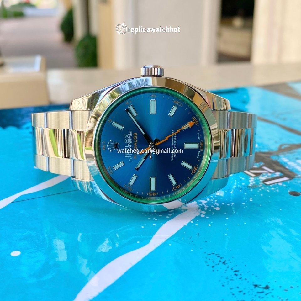 Rolex Milgauss Mens watch Unisex Steel Automatic 116400GV 2