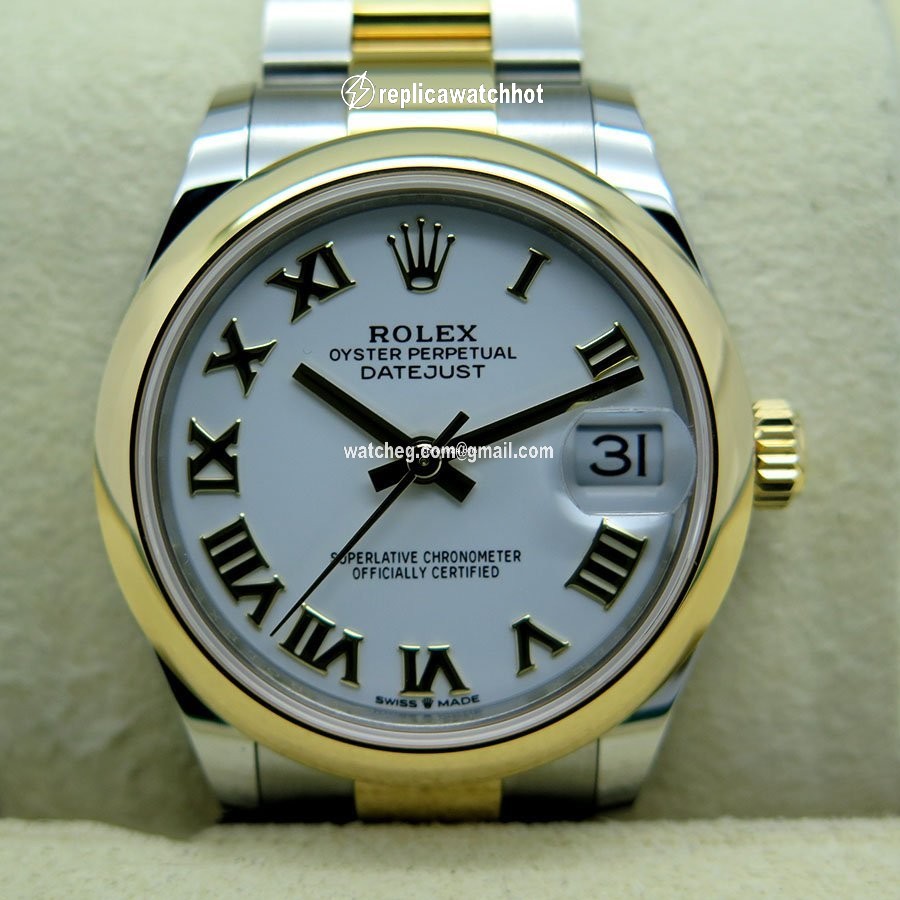Rolex Datejust 31 Womens watch Gold Steel Automatic 278243 2