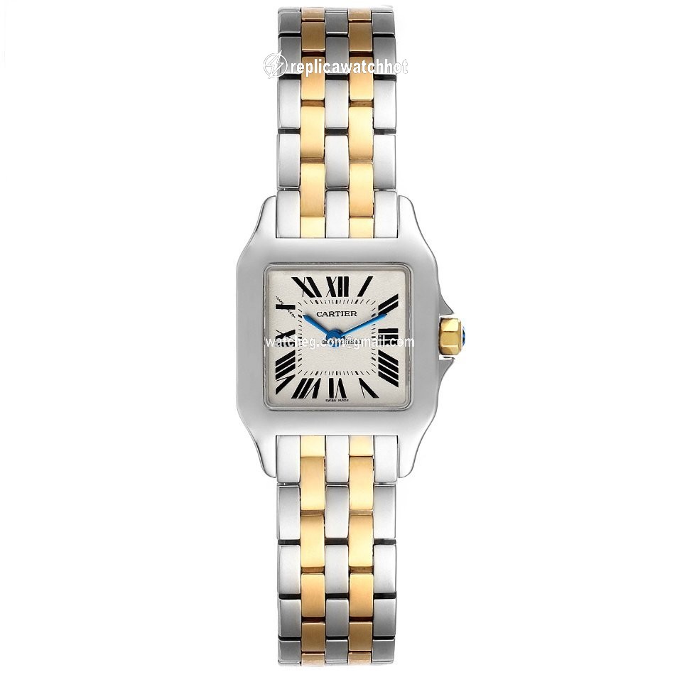 Cartier Santos Demoiselle Womens watch Quartz Gold Steel W25066Z6 2