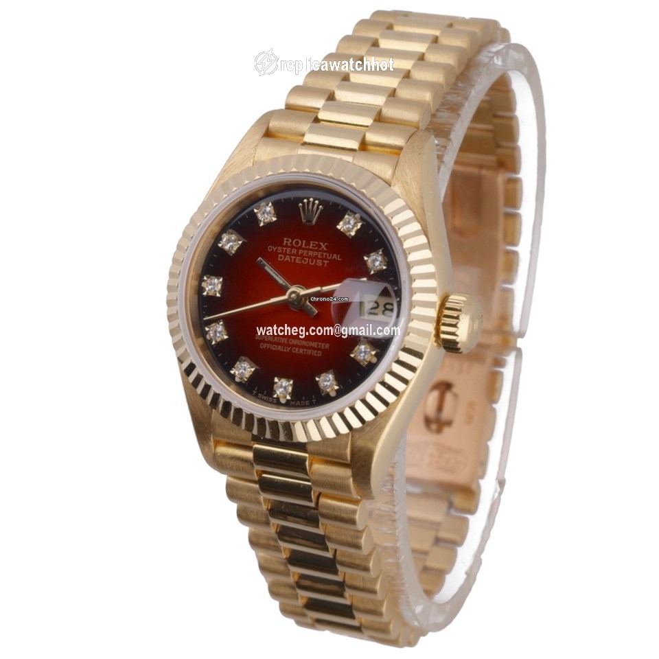Rolex Lady-Datejust Womens watch Yellow gold Automatic 69278 2