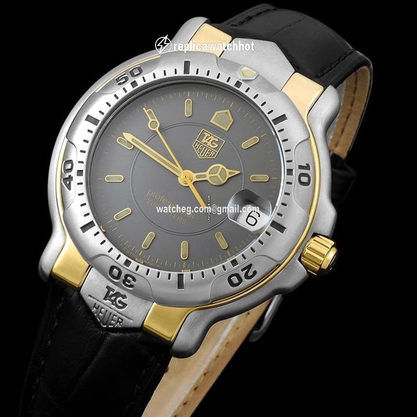TAG Heuer 6000 Mens watch Unisex Quartz Gold Steel 8424 2