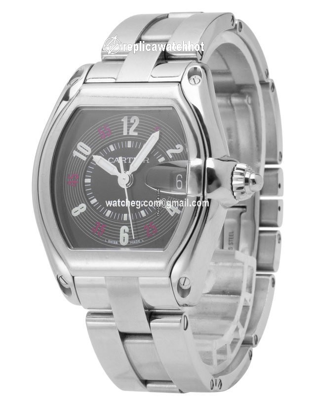Cartier Roadster Mens watch Unisex Automatic Steel W62002V3 2510 2