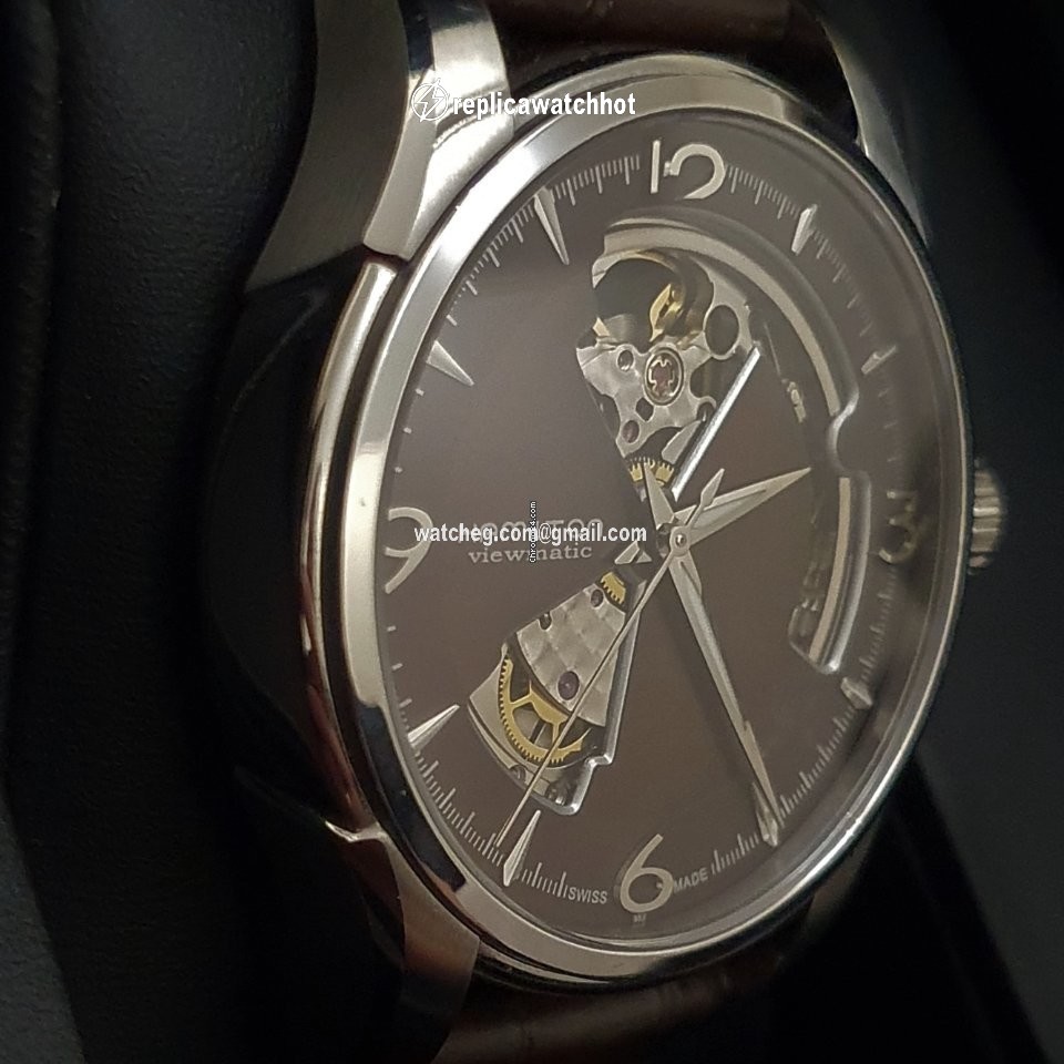 Hamilton Jazzmaster Open Heart Mens watch Unisex Automatic Steel H32565595 2