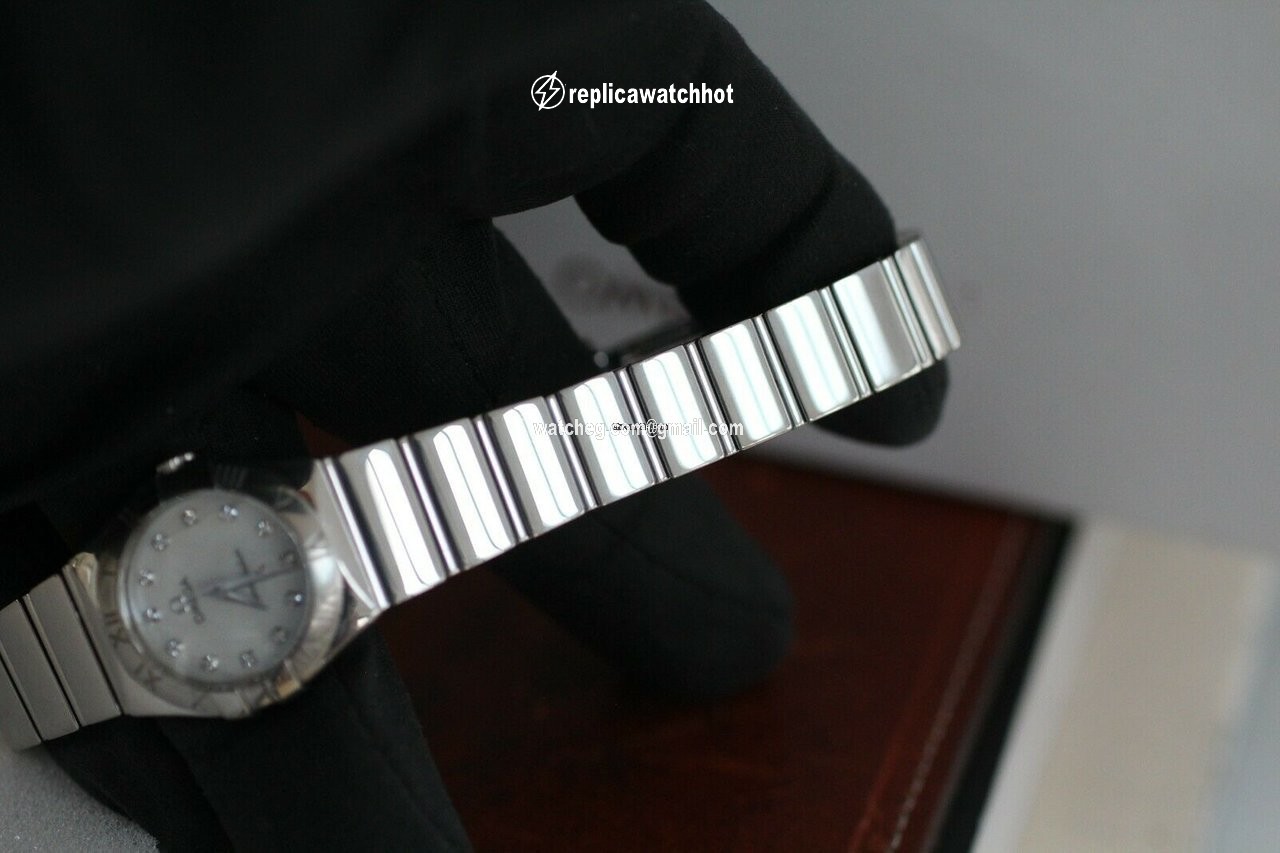 Omega Constellation Quartz Womens watch Quartz Steel 123.10.24.60.55.001 2