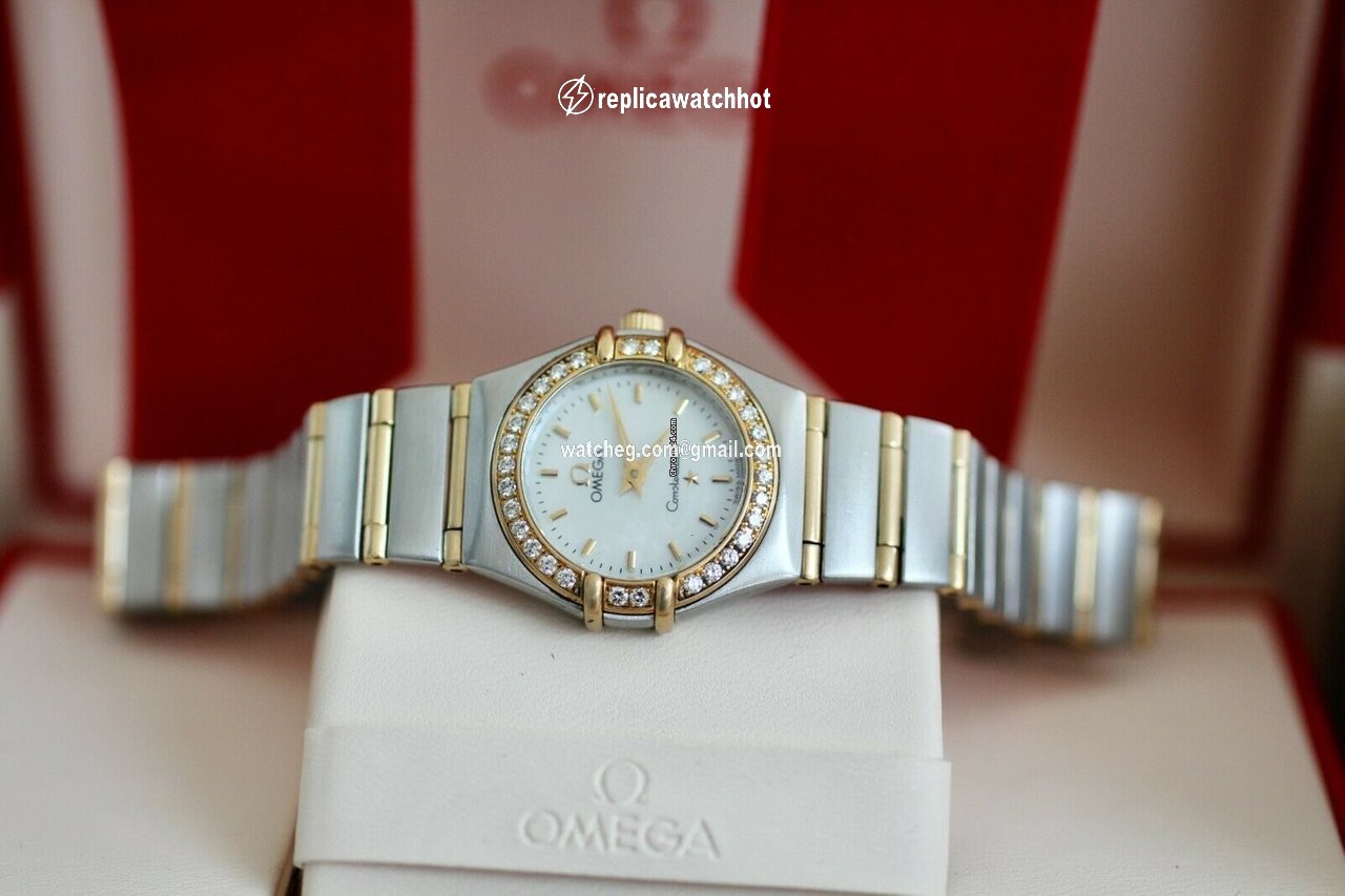 Omega Constellation Womens watch Quartz Gold Steel 1267.70.00 2