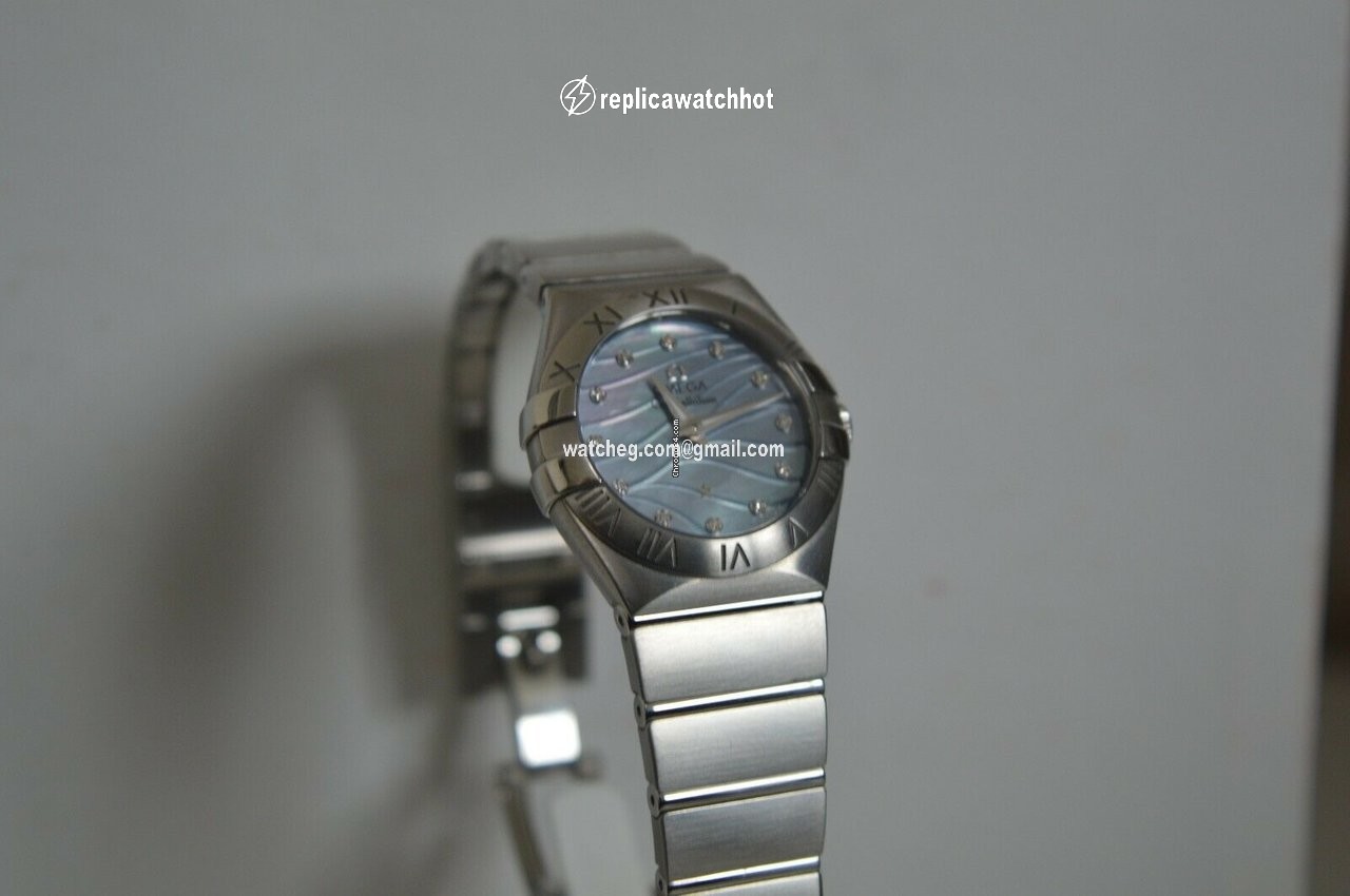 Omega Constellation Quartz Womens watch Quartz Steel 123.10.27.60.57.001 2