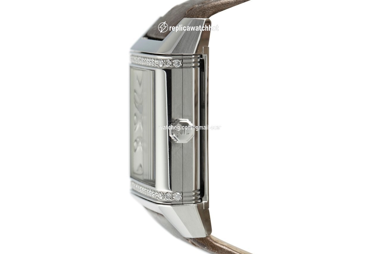 Jaeger-LeCoultre Reverso Squadra Lady Duetto Womens watch Automatic Steel 235.8.76 2