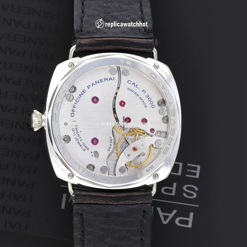 Panerai Special Editions Mens watch Unisex Manual winding White gold pam00376 2