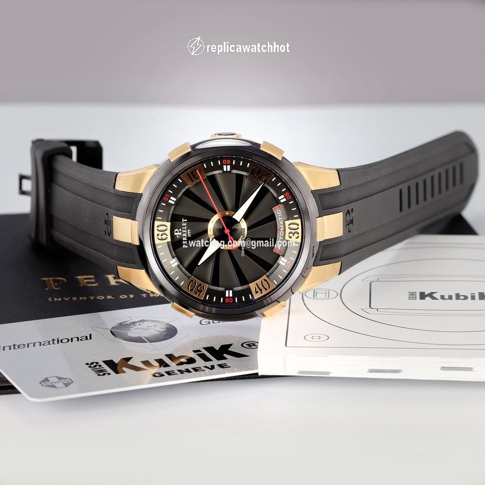 Perrelet Turbine Mens watch Unisex Automatic Rose gold a3027 1 2
