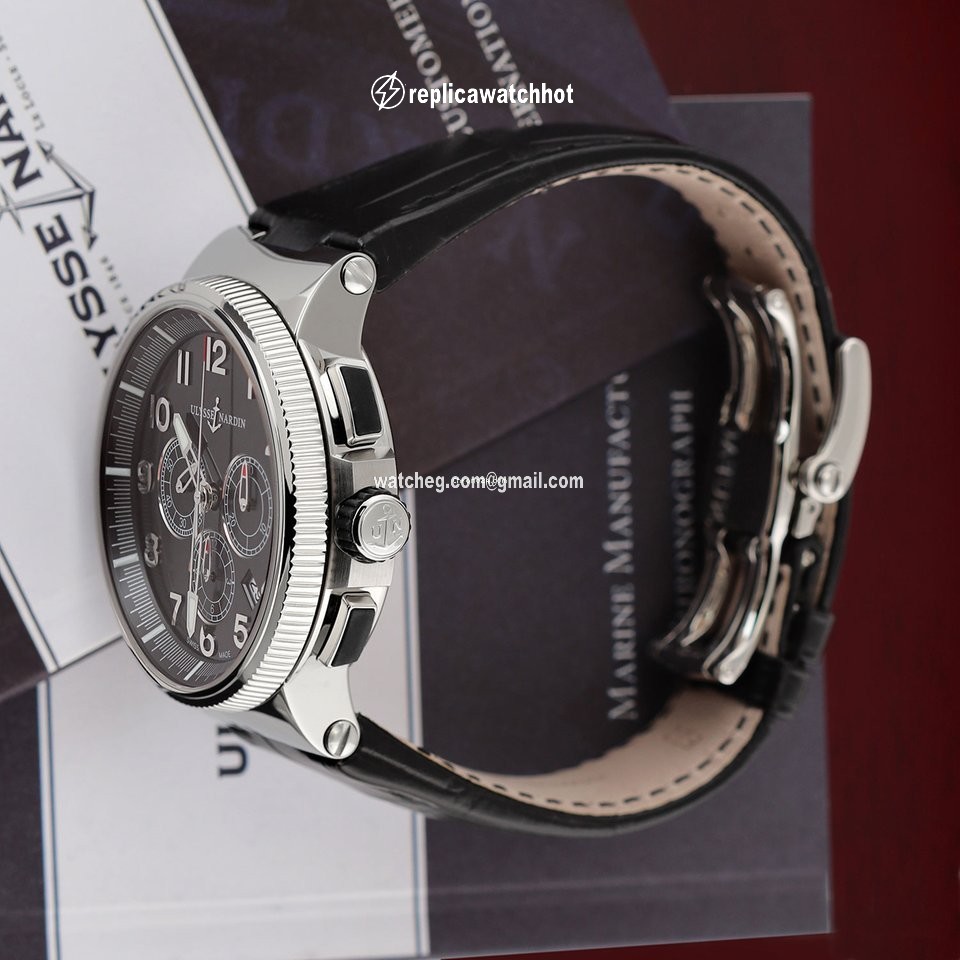 Ulysse Nardin Marine Chronograph Mens watch Unisex Automatic Steel 1503-150 62 2