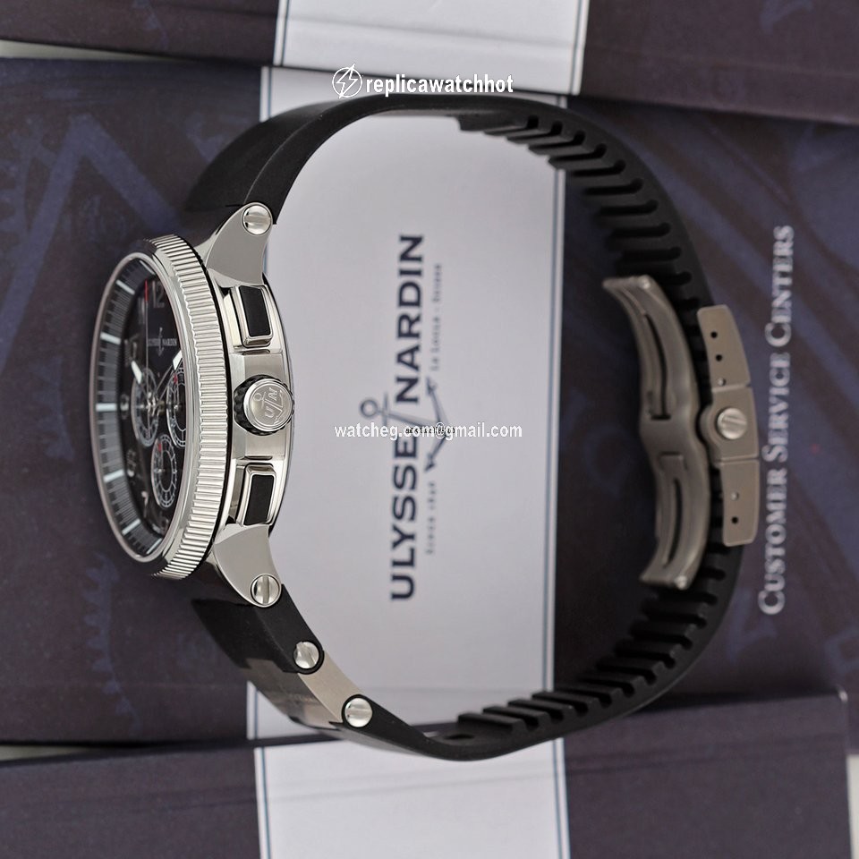 Ulysse Nardin Marine Chronograph Mens watch Unisex Automatic Steel 1503-150-3 62 2