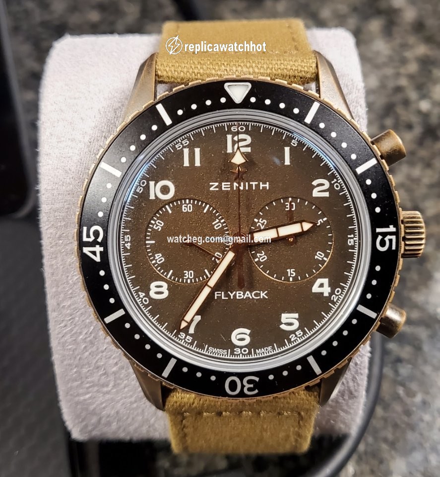 Zenith Pilot Mens watch Unisex Automatic Bronze 29.2240.405 18.C801 2