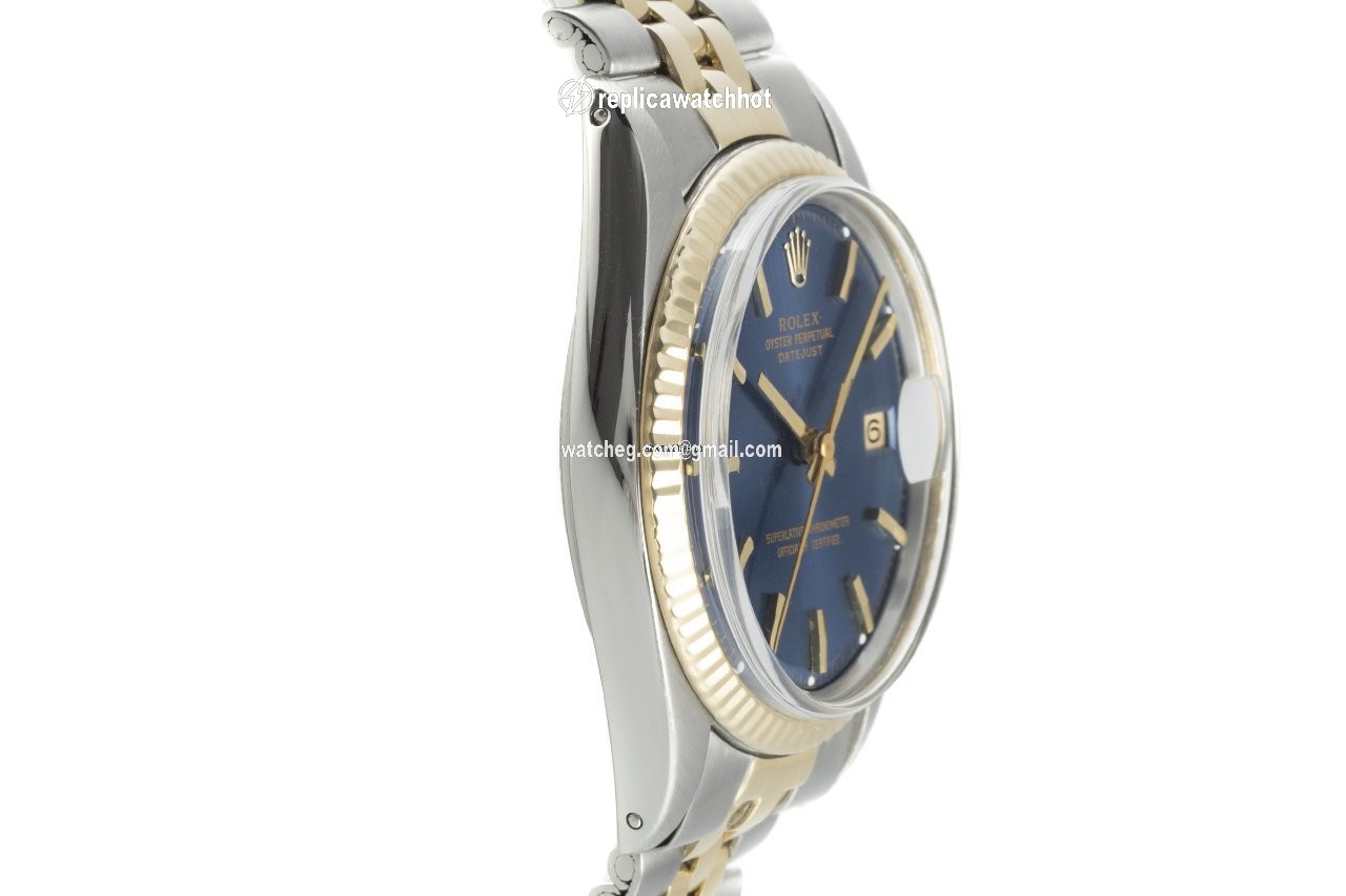 Rolex Datejust 36 Mens watch Unisex Gold Steel Automatic 1601 2
