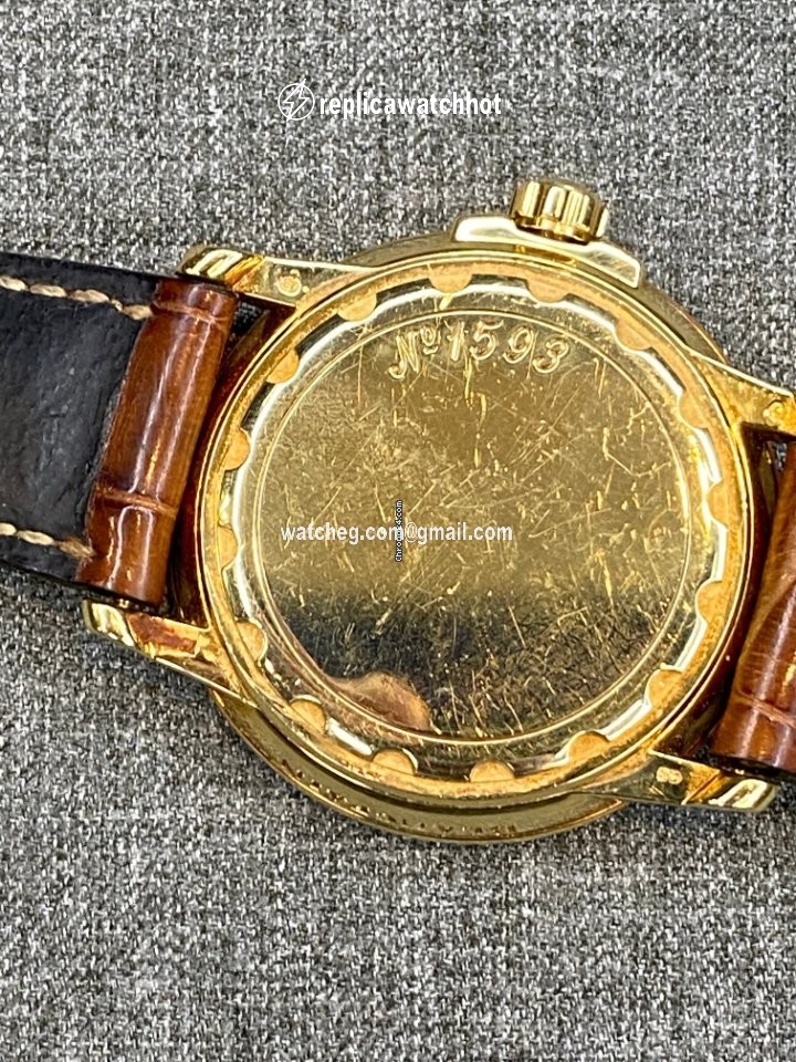 Blancpain Leman Ultra Slim Mens watch Unisex Automatic Yellow gold 2100-1418-53 2