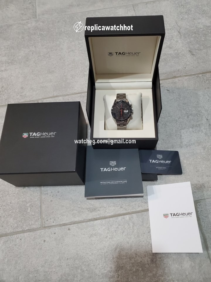 TAG Heuer Carrera Calibre 16 Mens watch Unisex Automatic Steel CV201AH.BA0725 2