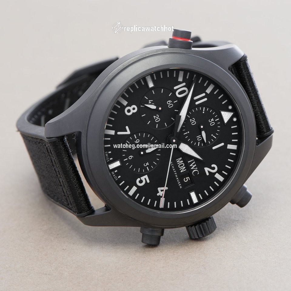 IWC Pilot Double Chronograph Mens watch Unisex Automatic Ceramic IW371815 2