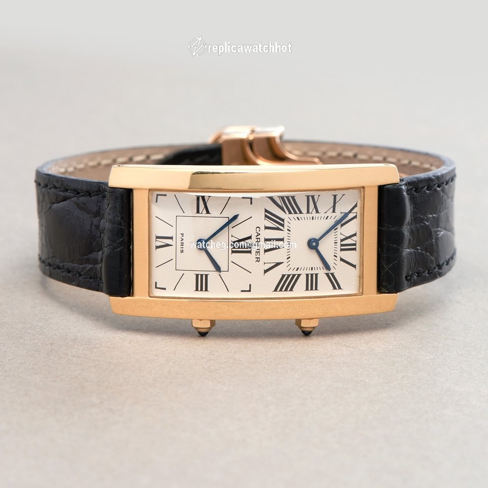 Cartier Tank Mens watch Unisex Quartz Yellow gold 0081 or W1506253 2