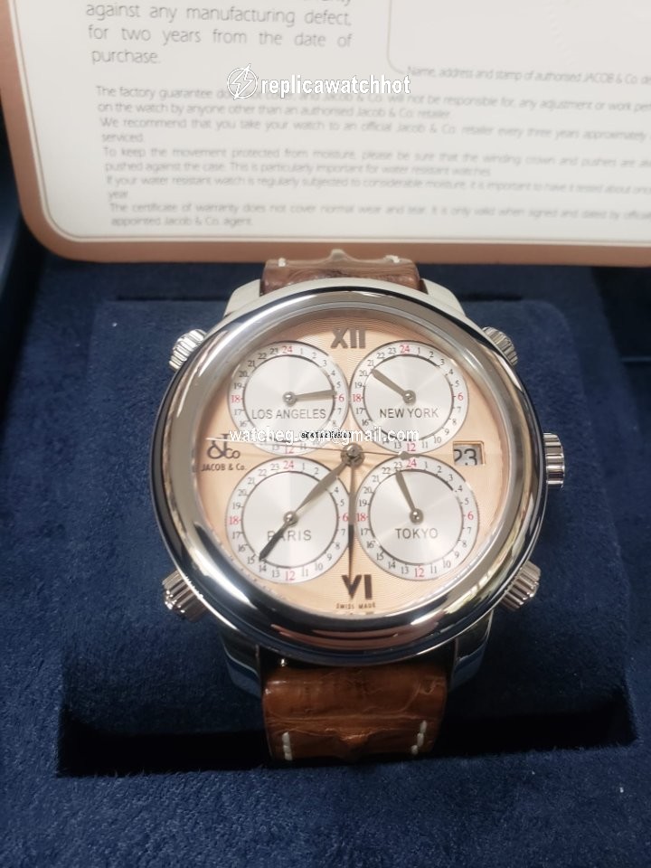 Jacob & Co. Five Time Zone Mens watch Unisex Automatic Steel H24SSG 2