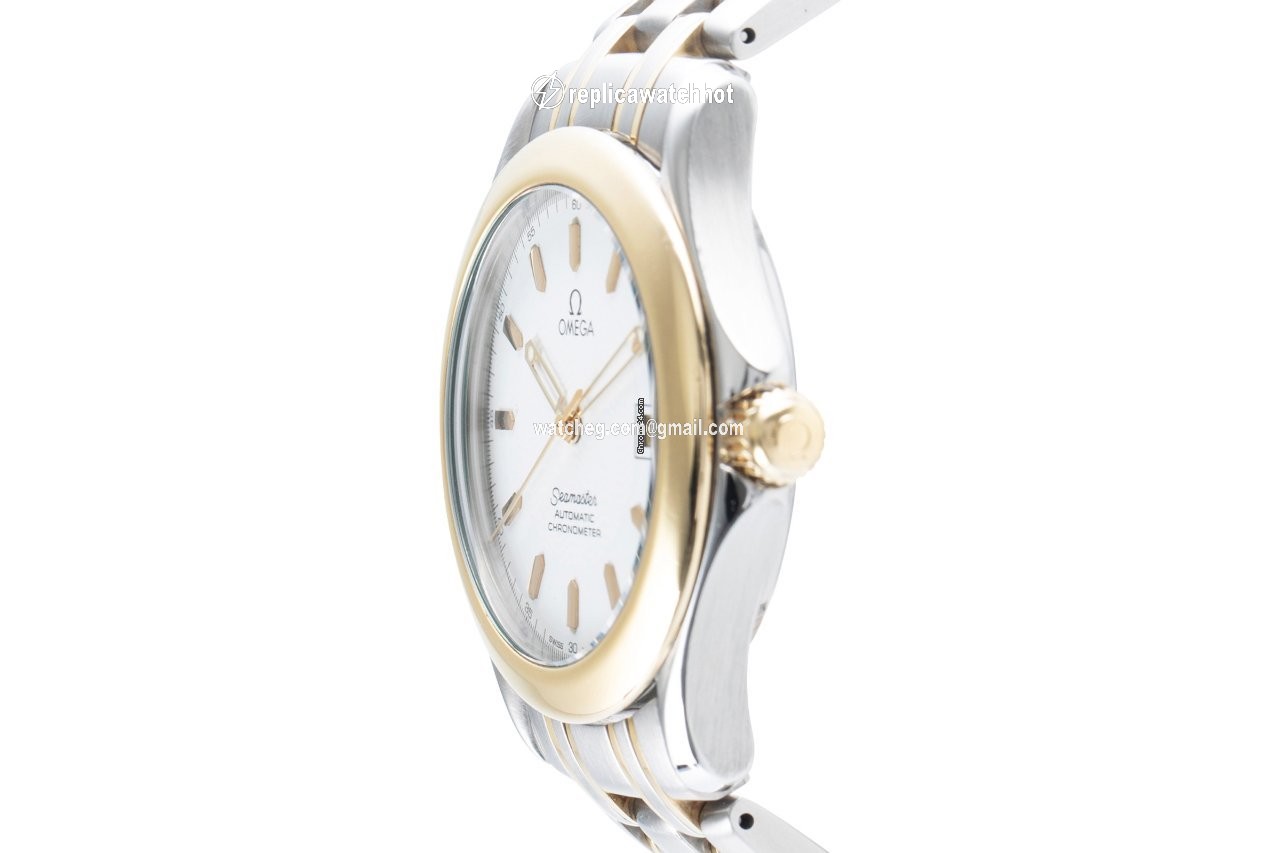 Omega Seamaster Mens watch Unisex Automatic Gold Steel 168.1501 2