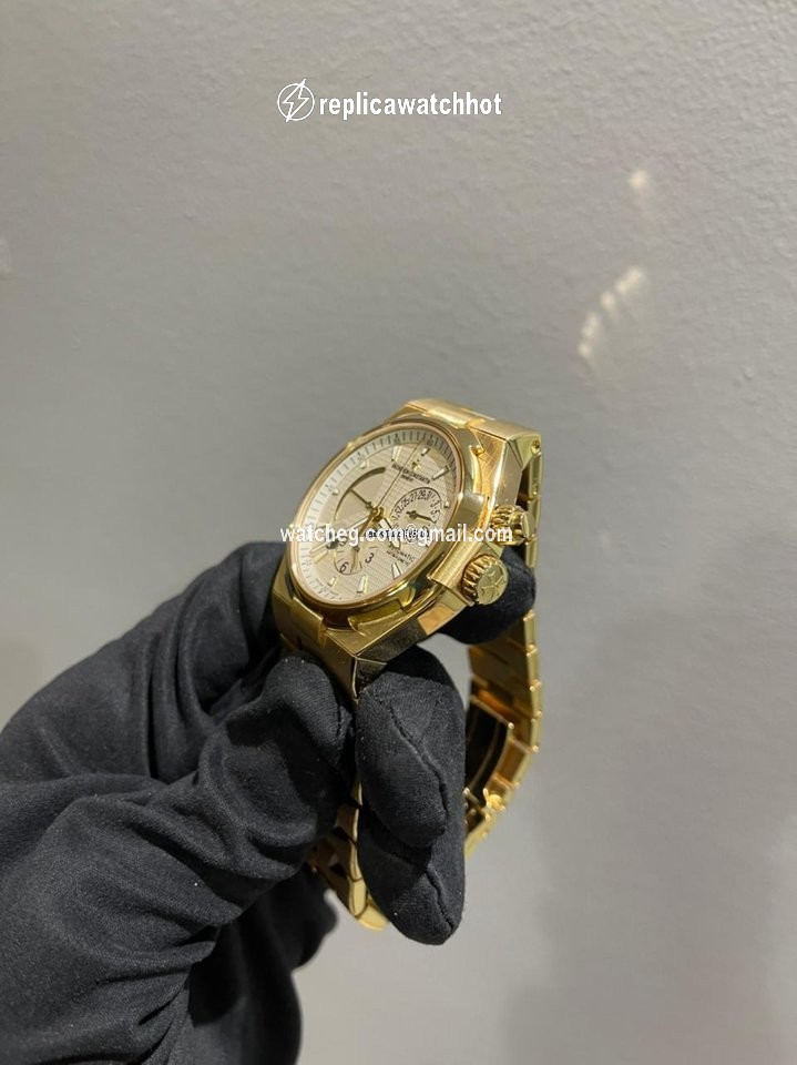 Vacheron Constantin Overseas Dual Time Mens watch Unisex Automatic Yellow gold 47450 B01J-9228 2