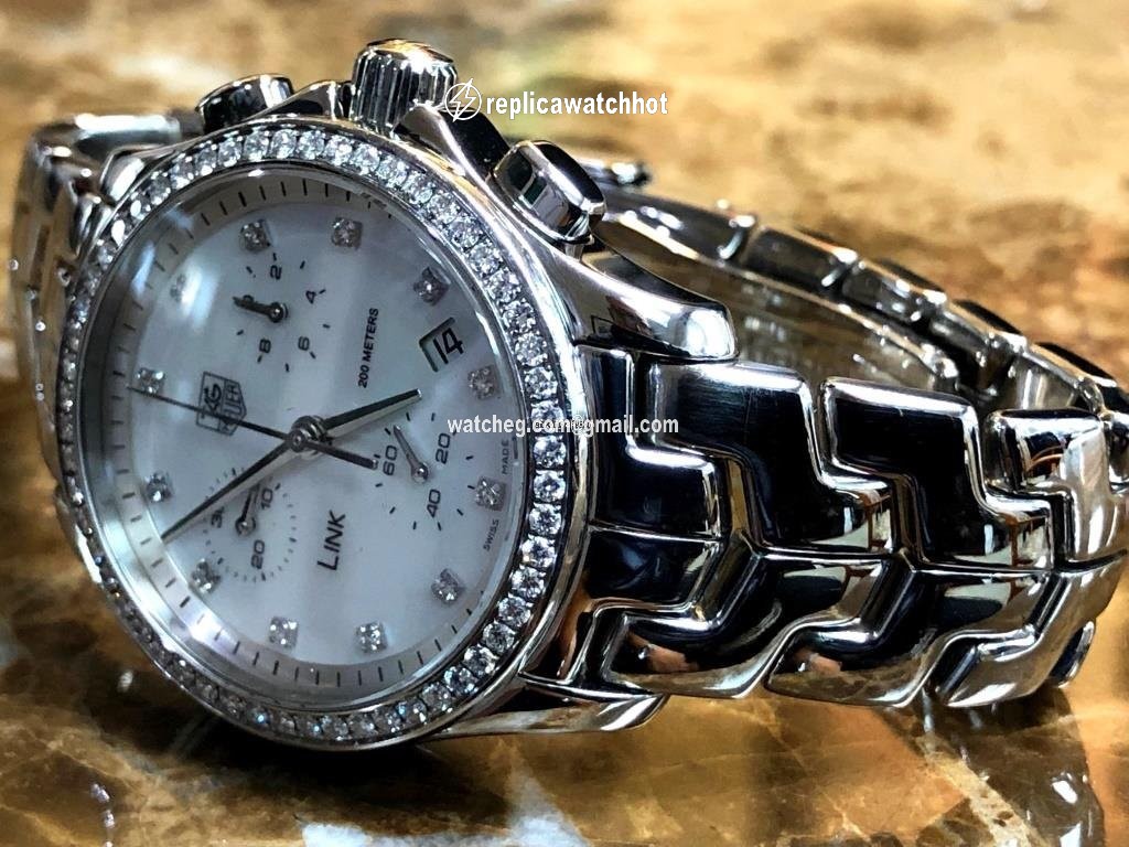 TAG Heuer Link Lady Womens watch Quartz Steel CJF1314.BA0580 2