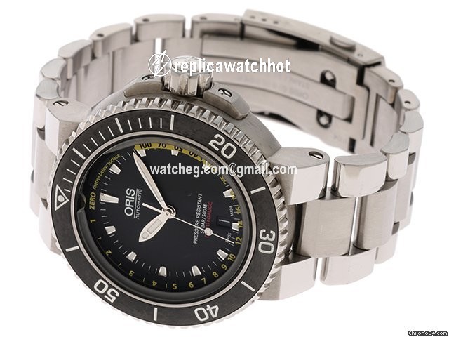 Oris Aquis Depth Gauge Mens watch Unisex Automatic Steel 01 733 7675 4154 2